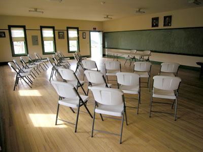 Schoolhouse interior